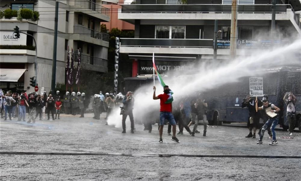 Νέες αριστερές διαδηλώσεις έξω από την ισραηλινή πρεσβεία